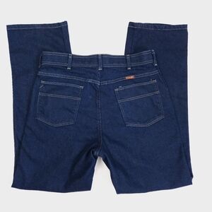 Wranger Vintage Dark Wash Western Denim Jeans USA 32x30